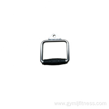 Lat pulldown low row handle D-shaped gym bar